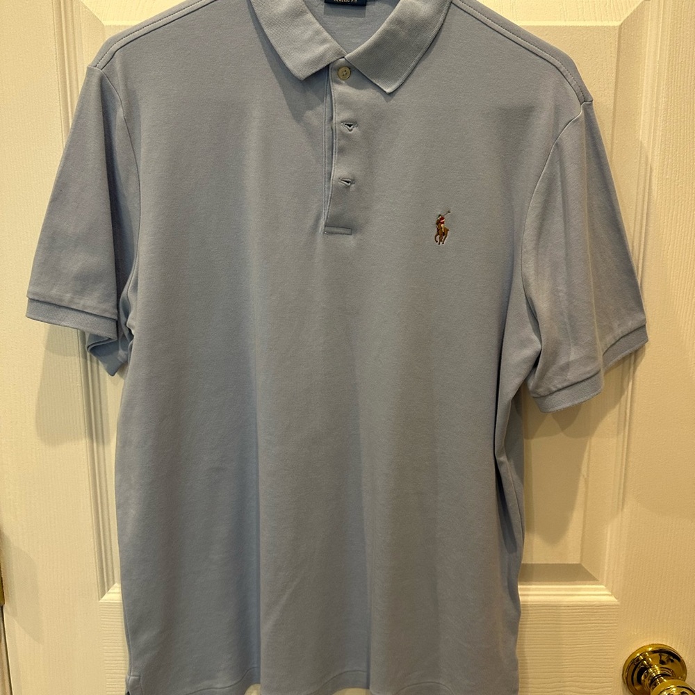 Polo by Ralph Lauren Pale Blue Short-Sleeve Polo Shirt